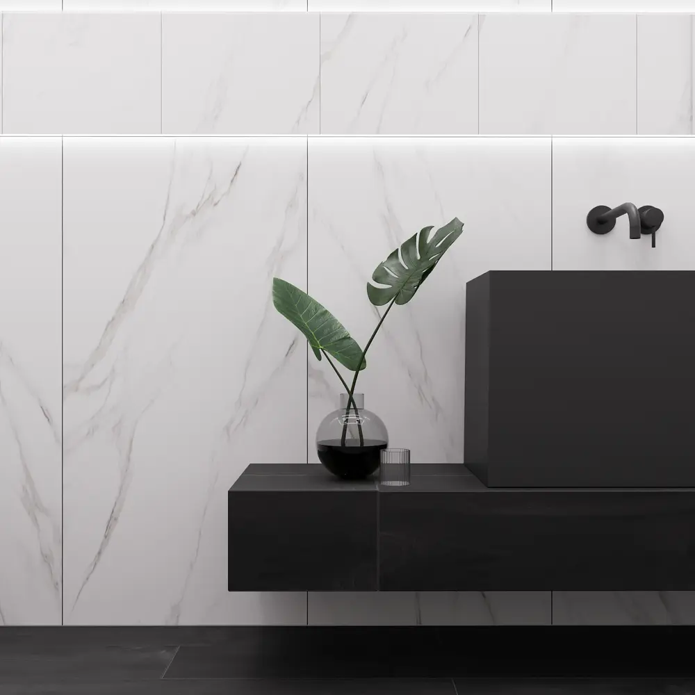 Фото Керамогранит 60x120 calacatta superwhite п 1.44 м² Фото Керамогранит 60x120 calacatta superwhite п 1.44 м²