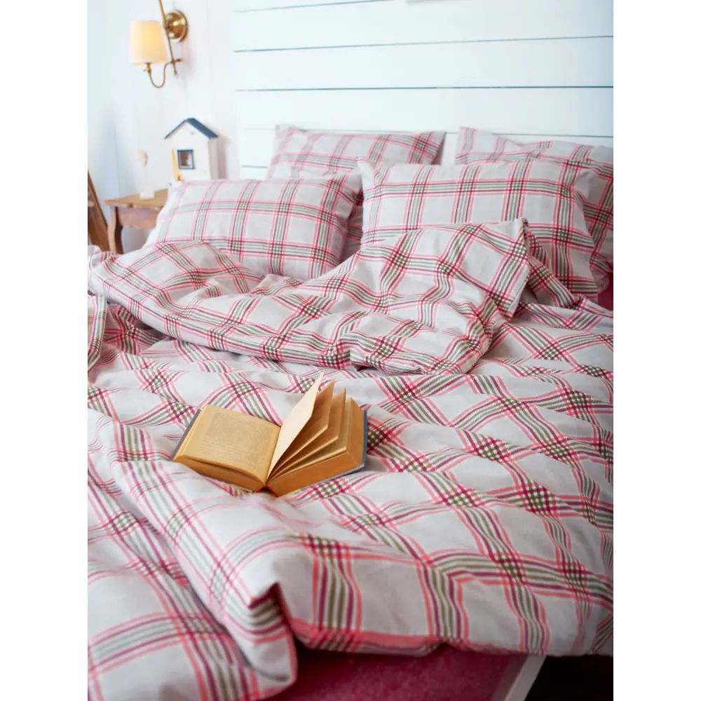 Фото 4 Комплект постельного белья двуспальный TM Textile Клетки FL_016, фланель, цвет разноцветный Фото 4 Комплект постельного белья двуспальный TM Textile Клетки FL_016, фланель, цвет разноцветный