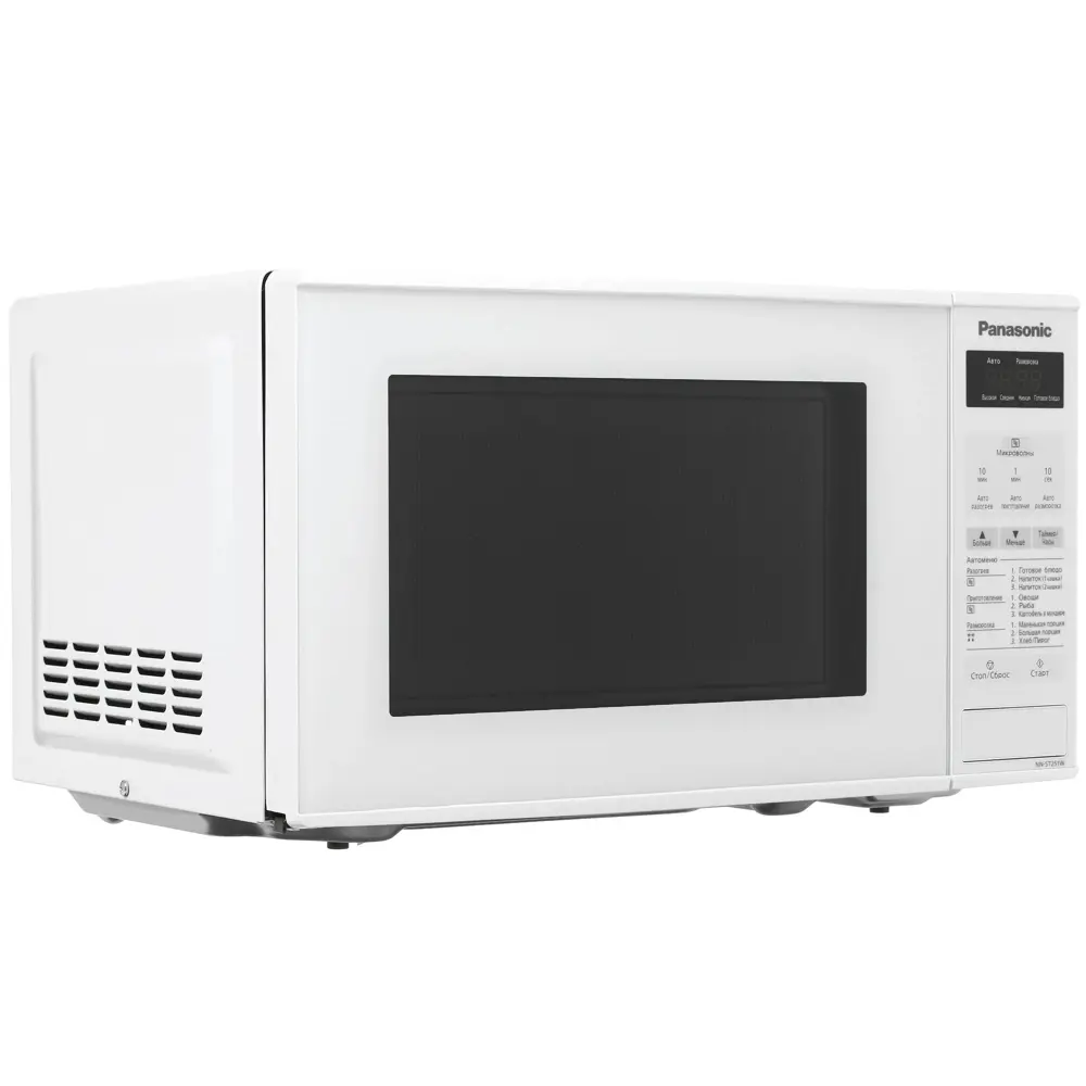 Фото 3 Отдельностоящая микроволновая печь Panasonic NN-ST251WZPE 20 л 44.3x25.8x34 см цвет белый Фото 3 Отдельностоящая микроволновая печь Panasonic NN-ST251WZPE 20 л 44.3x25.8x34 см цвет белый