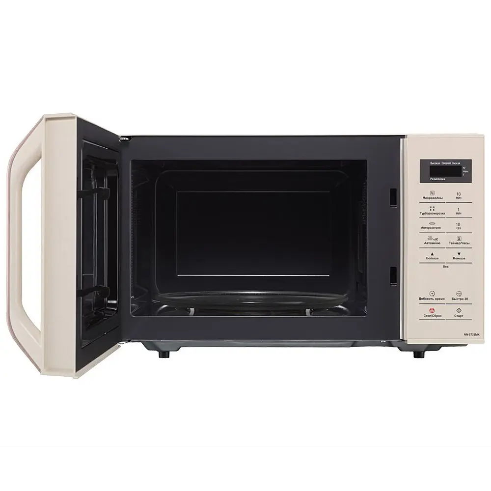 Фото 3 Отдельностоящая микроволновая печь Panasonic NN-ST35MKZPE 25 л 48.5x28.8x41 см цвет бежевый Фото 3 Отдельностоящая микроволновая печь Panasonic NN-ST35MKZPE 25 л 48.5x28.8x41 см цвет бежевый