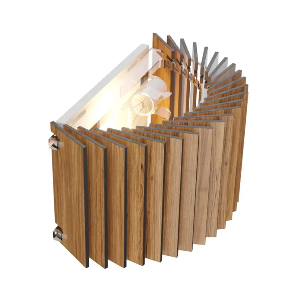 Фото Настенный светильник Woodled Rotor Wall Lamp Horizontal Oak Фото Настенный светильник Woodled Rotor Wall Lamp Horizontal Oak