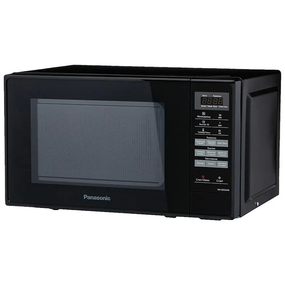 Фото 4 Отдельностоящая микроволновая печь Panasonic NN-SB26MBZPE 44.3x25.8x33 см 20 л цвет черный Фото 4 Отдельностоящая микроволновая печь Panasonic NN-SB26MBZPE 44.3x25.8x33 см 20 л цвет черный