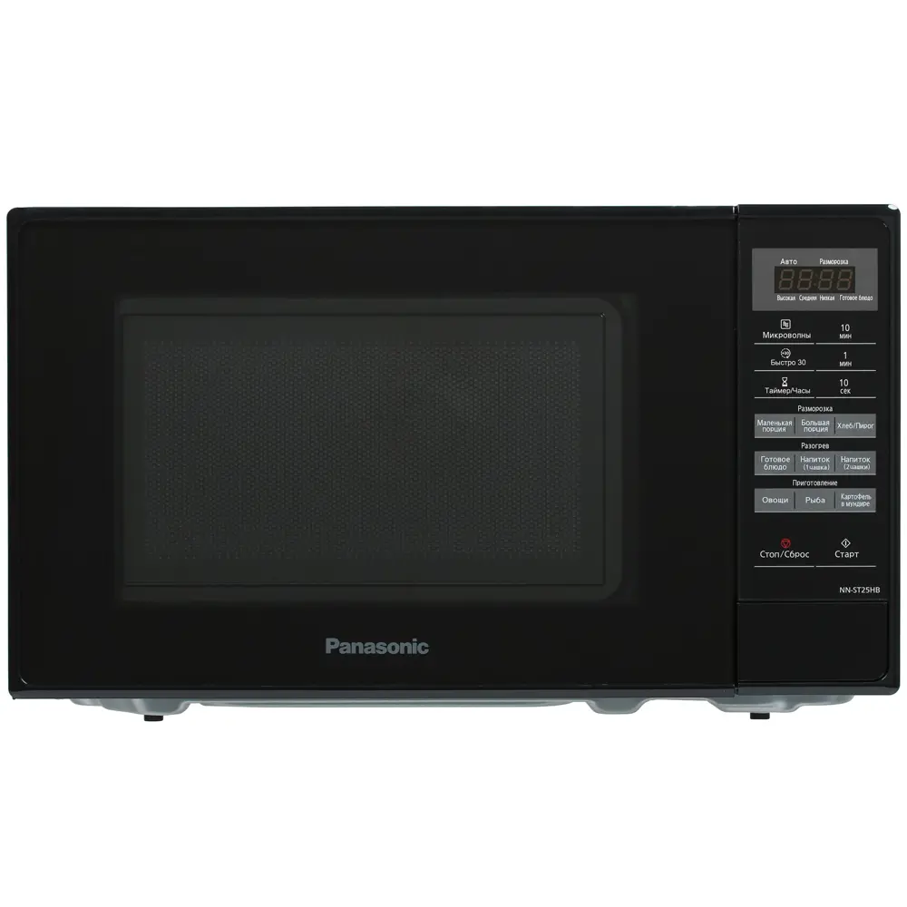 Фото Отдельностоящая микроволновая печь Panasonic NN-ST25HBZPE 44.3x25.8x33 см 20 л цвет черный Фото Отдельностоящая микроволновая печь Panasonic NN-ST25HBZPE 44.3x25.8x33 см 20 л цвет черный