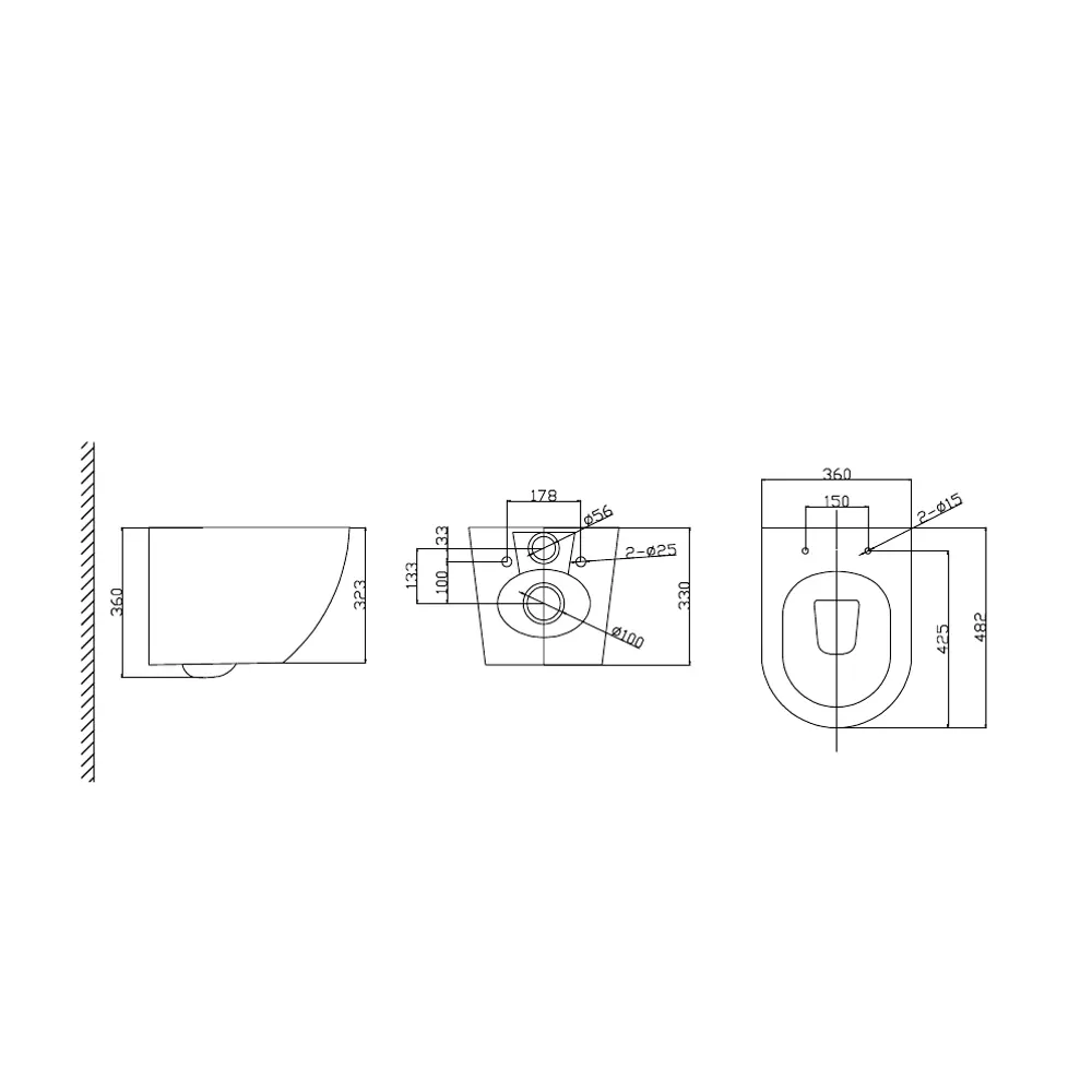 Фото 6 Комплект 3 в 1 инсталляция Enio Tecnico 52 + Унитаз подвесной Taliente Amato + кнопка черная матовая3 Фото 6 Комплект 3 в 1 инсталляция Enio Tecnico 52 + Унитаз подвесной Taliente Amato + кнопка черная матовая3