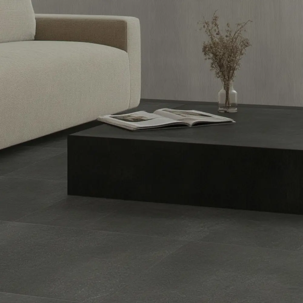 Фото SPC плитка Imperial Art Marble M-08 Бетон Темный 43 класс толщина 4.2 мм с фаской 1.86 м², цена за упаковку Фото SPC плитка Imperial Art Marble M-08 Бетон Темный 43 класс толщина 4.2 мм с фаской 1.86 м², цена за упаковку
