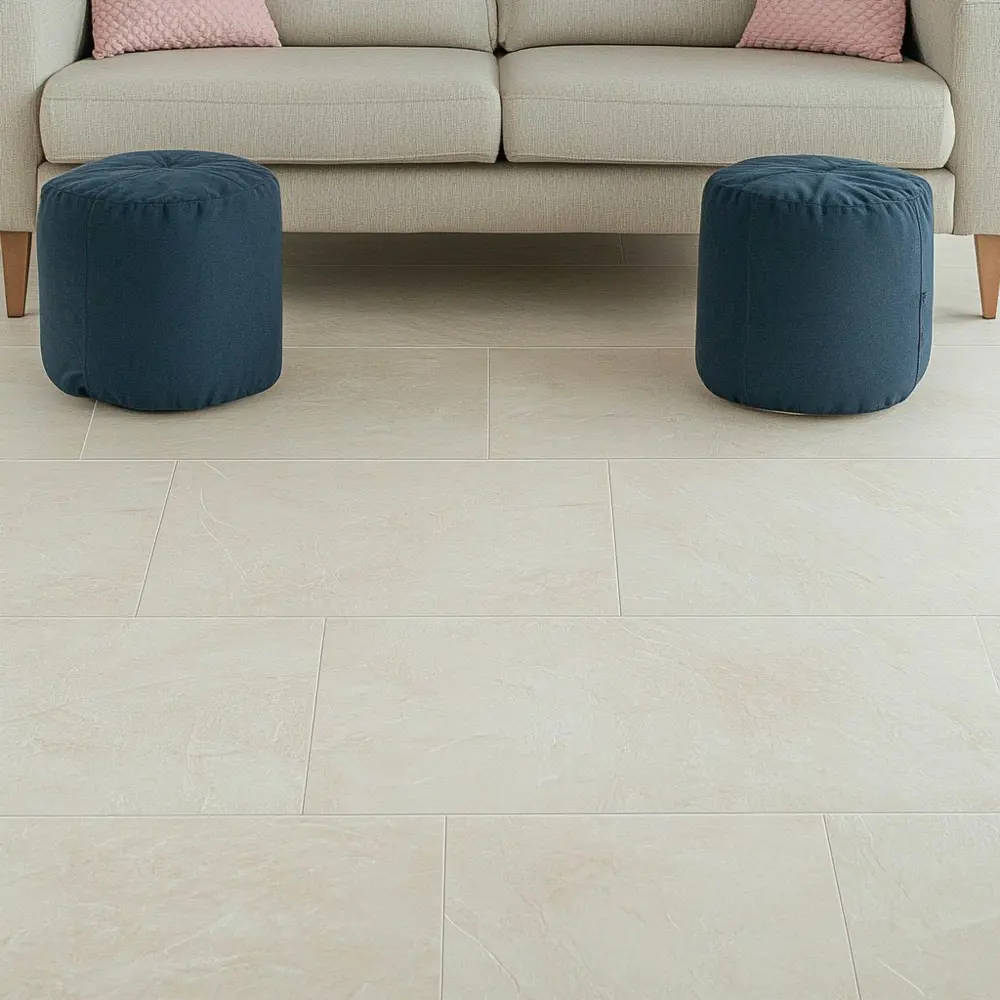 Фото SPC плитка Imperial Art Marble M-93 Мрамор Каррарский 43 класс толщина 4.2 мм с фаской 1.86 м², цена за упаковку