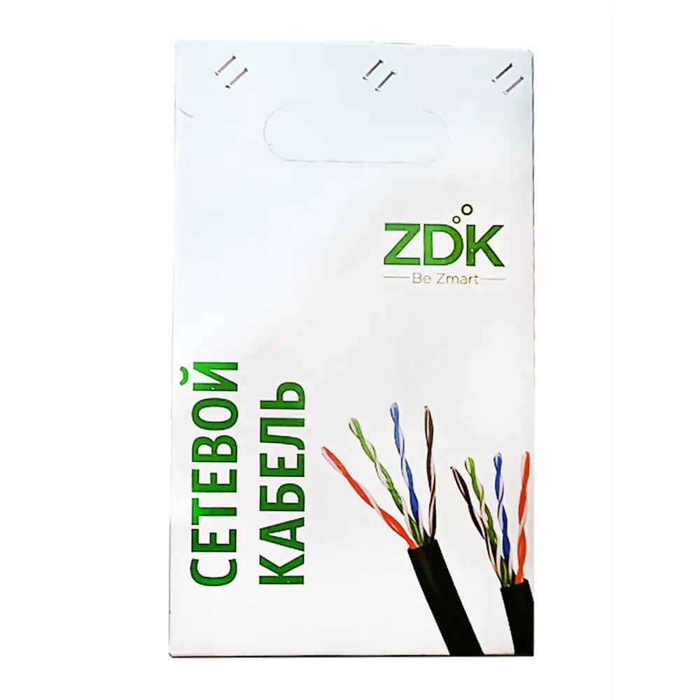 Фото 2 Кабель витая пара ZDK outdoor UTP Cat 5e омедненный алюминий 305 м Фото 2 Кабель витая пара ZDK outdoor UTP Cat 5e омедненный алюминий 305 м
