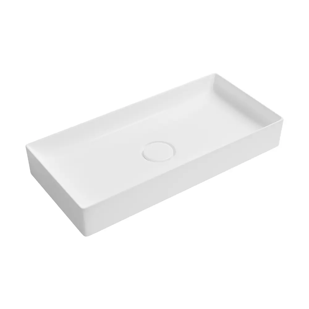 Фото 2 Раковина накладная Wellsee pure by wellsee 150711000 75см цвет белый глянец