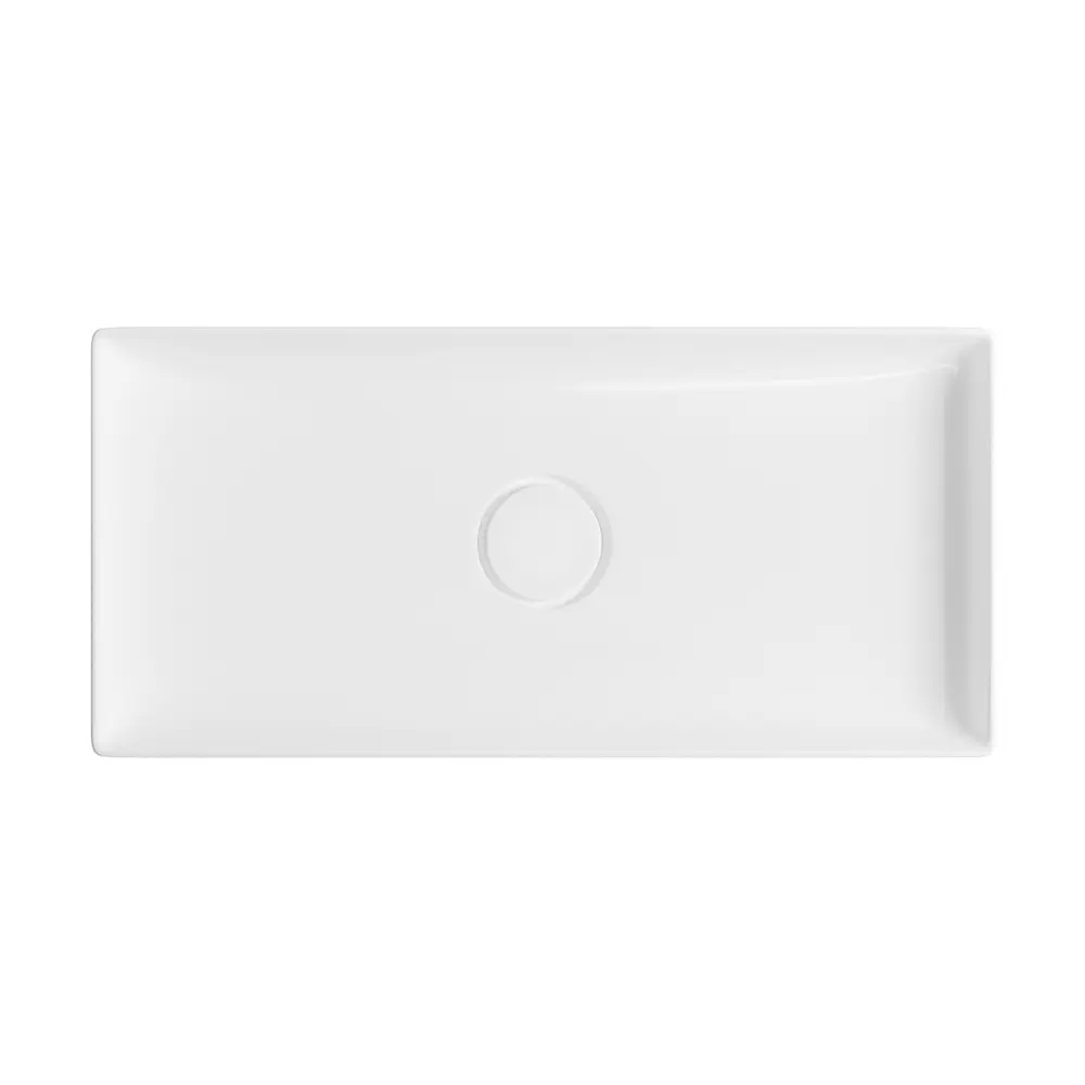 Фото 3 Раковина накладная Wellsee pure by wellsee 150711000 75см цвет белый глянец