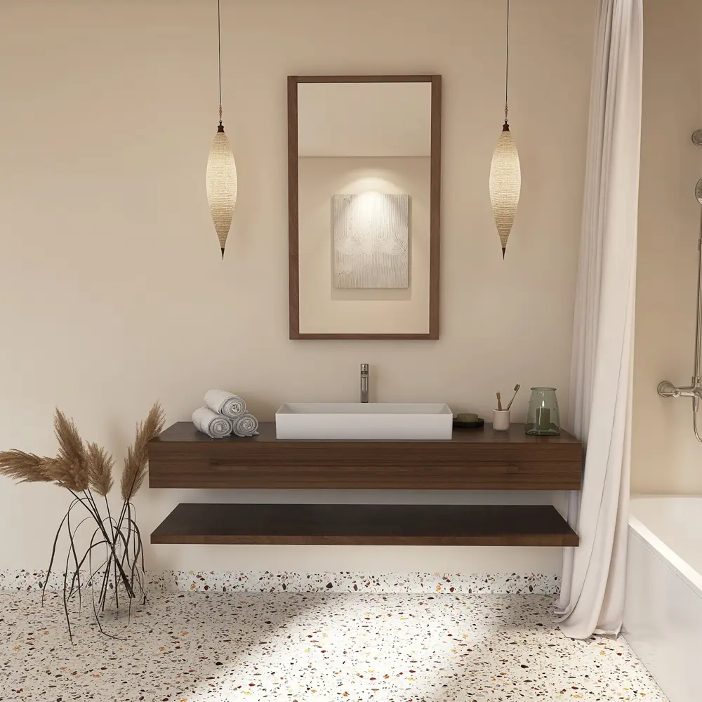 Фото 8 Раковина накладная Wellsee pure by wellsee 150711000 75см цвет белый глянец