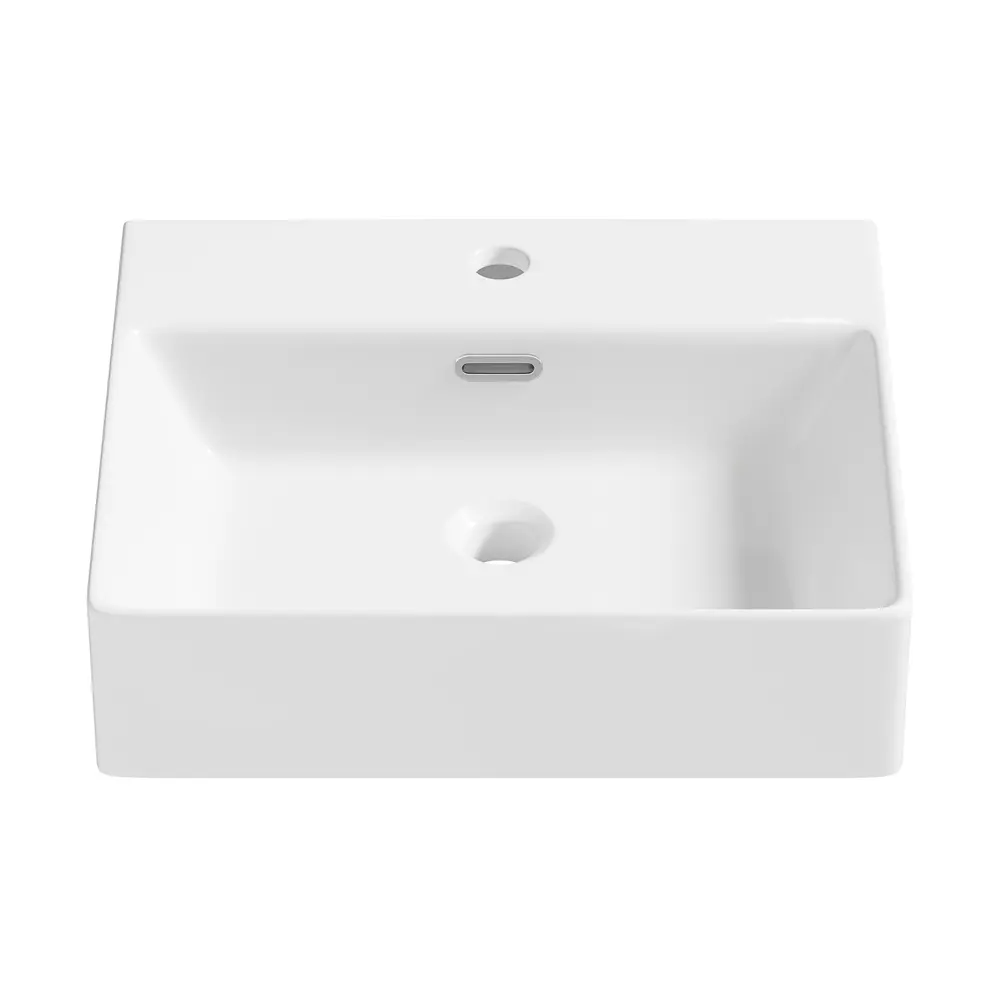 Фото Подвесная накладная раковина Wellsee Graceful Pro 150902000 прямоугольная 50 см цвет белый глянец Фото Подвесная накладная раковина Wellsee Graceful Pro 150902000 прямоугольная 50 см цвет белый глянец
