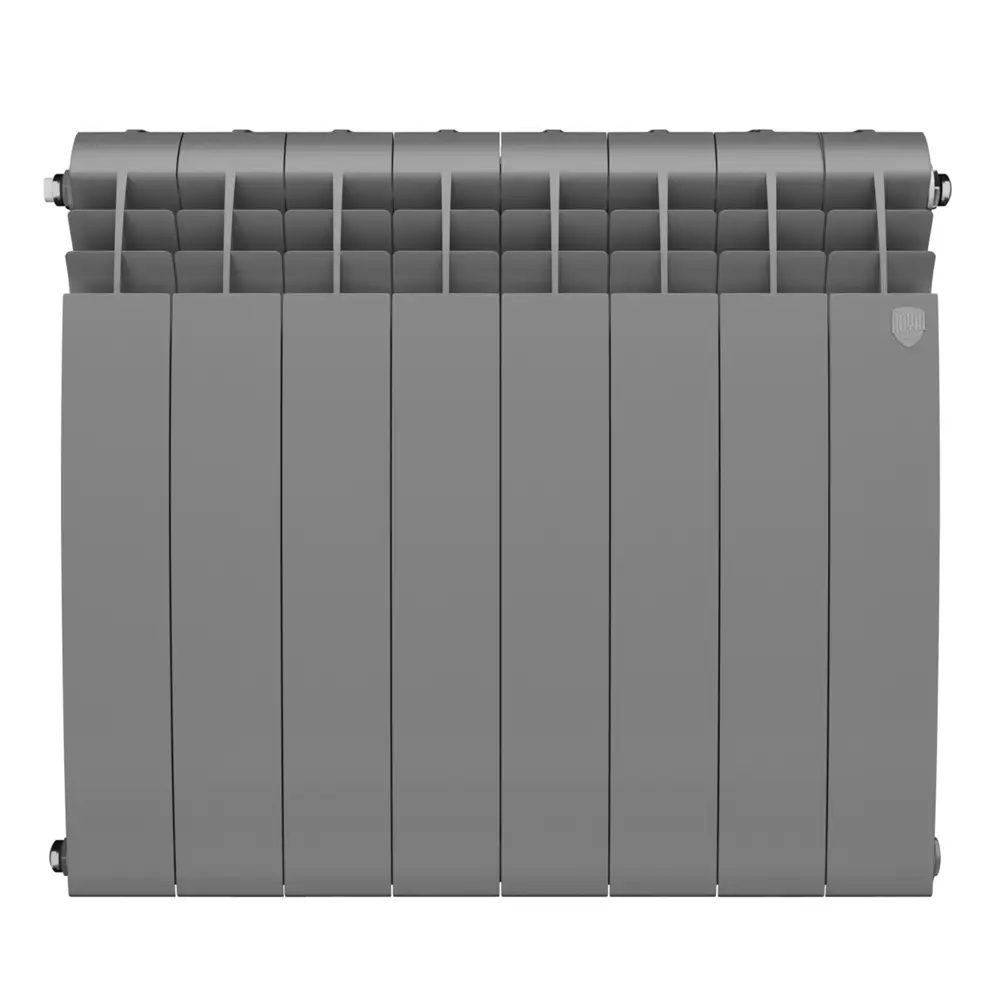Фото 2 Радиатор секционный Royal Thermo BiLiner B 500/87 8 секций боковое подключение биметалл серый Фото 2 Радиатор секционный Royal Thermo BiLiner B 500/87 8 секций боковое подключение биметалл серый