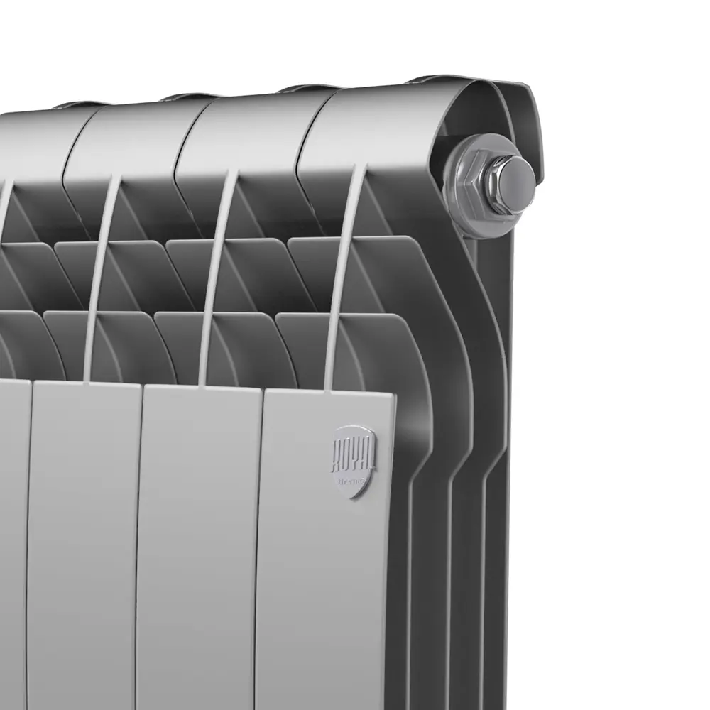 Фото 4 Радиатор секционный Royal Thermo BiLiner B 500/87 10 секций боковое подключение биметалл серый Фото 4 Радиатор секционный Royal Thermo BiLiner B 500/87 10 секций боковое подключение биметалл серый