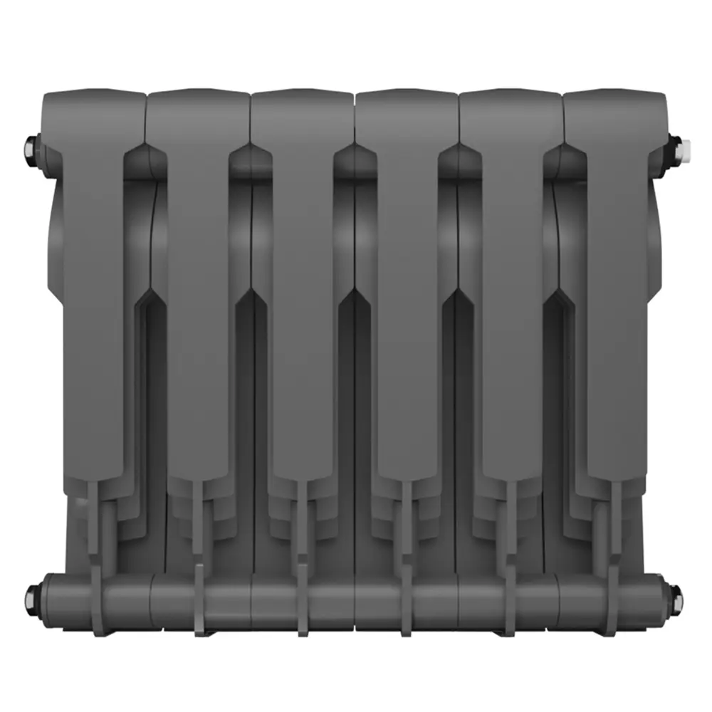Фото 3 Радиатор секционный Royal Thermo BiLiner B 350/87 6 секций боковое подключение биметалл серый Фото 3 Радиатор секционный Royal Thermo BiLiner B 350/87 6 секций боковое подключение биметалл серый