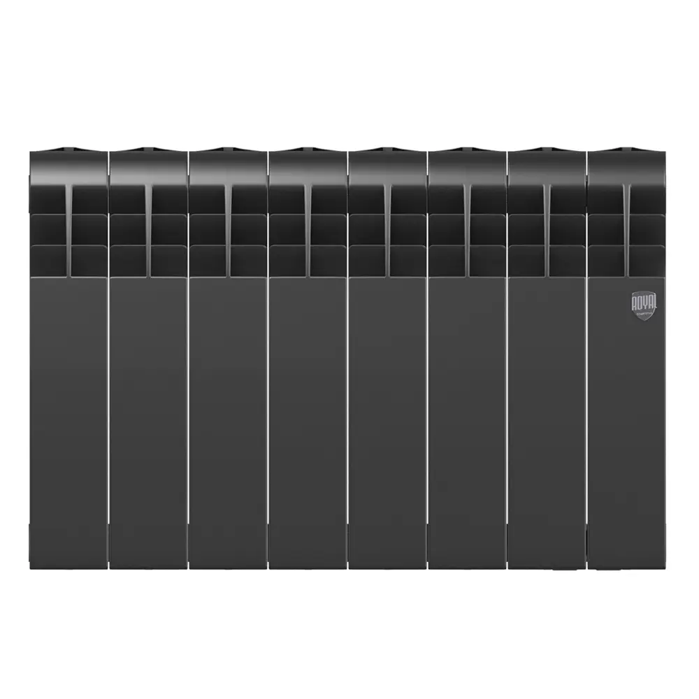 Фото 2 Радиатор секционный Royal Thermo BiLiner B 350/87 8 секций боковое подключение биметалл черный Фото 2 Радиатор секционный Royal Thermo BiLiner B 350/87 8 секций боковое подключение биметалл черный