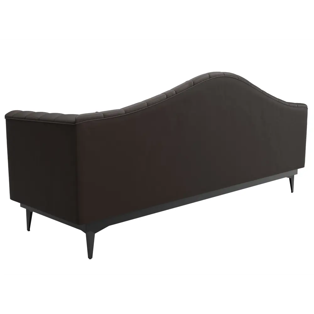 Фото 5 Диван прямой Флорида Лига диванов 112383 220x99x85 см экокожа цвет коричневый