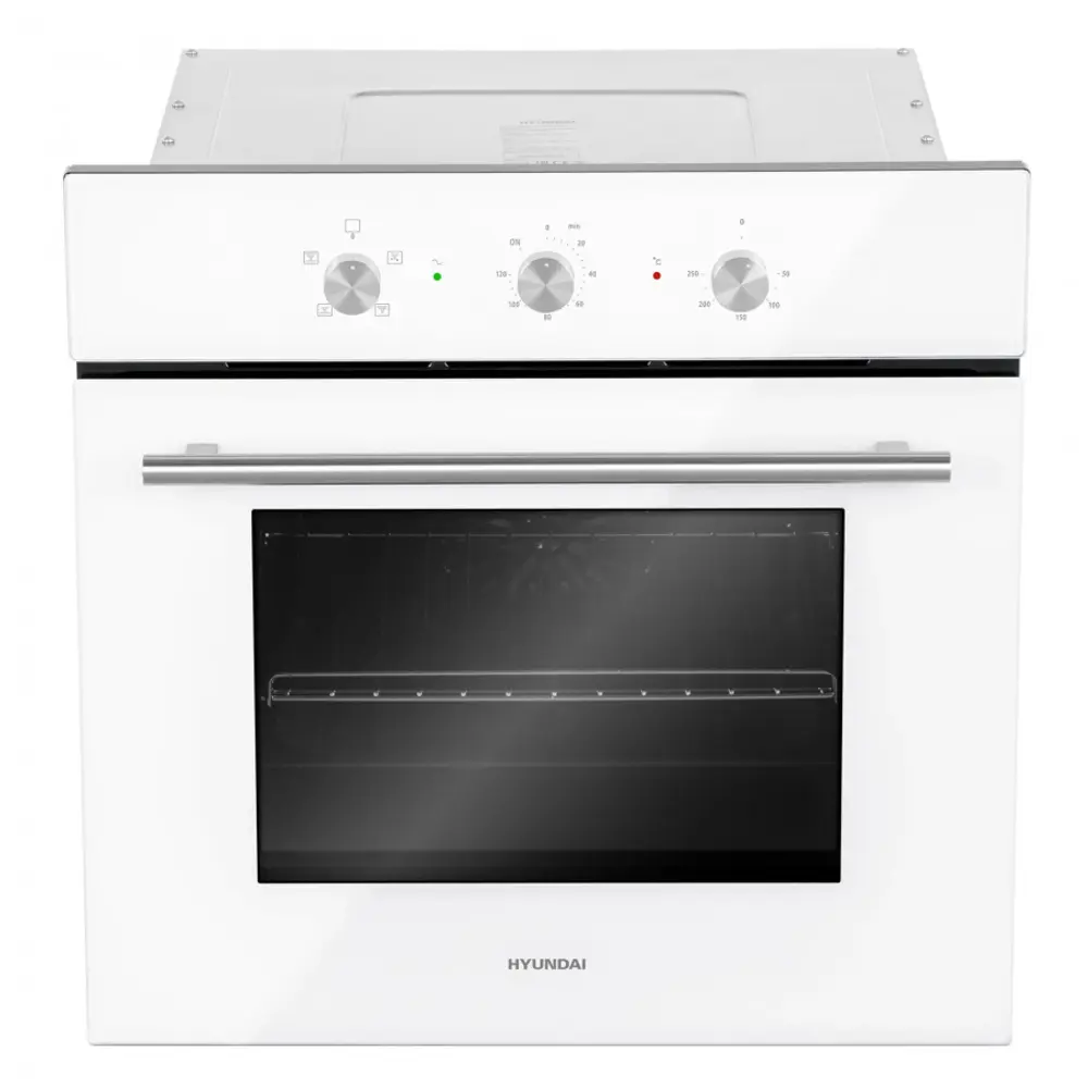 Фото 6 Электрический встраиваемый духовой шкаф Hyundai HEO 6632 WG 59.5x59.5x52 см цвет белый Фото 6 Электрический встраиваемый духовой шкаф Hyundai HEO 6632 WG 59.5x59.5x52 см цвет белый