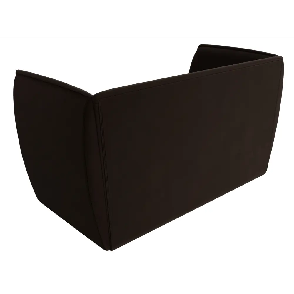 Фото 6 Диван кухонный прямой Бергамо 2-х местный Лига диванов 112059 140x80x64 см микровельвет цвет коричневый