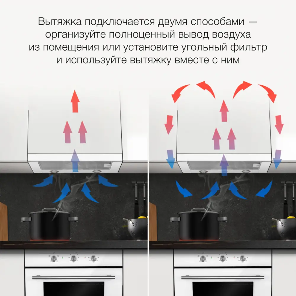 Фото 2 Встраиваемая вытяжка Hyundai HBH 6232 W 60 см цвет белый Фото 2 Встраиваемая вытяжка Hyundai HBH 6232 W 60 см цвет белый