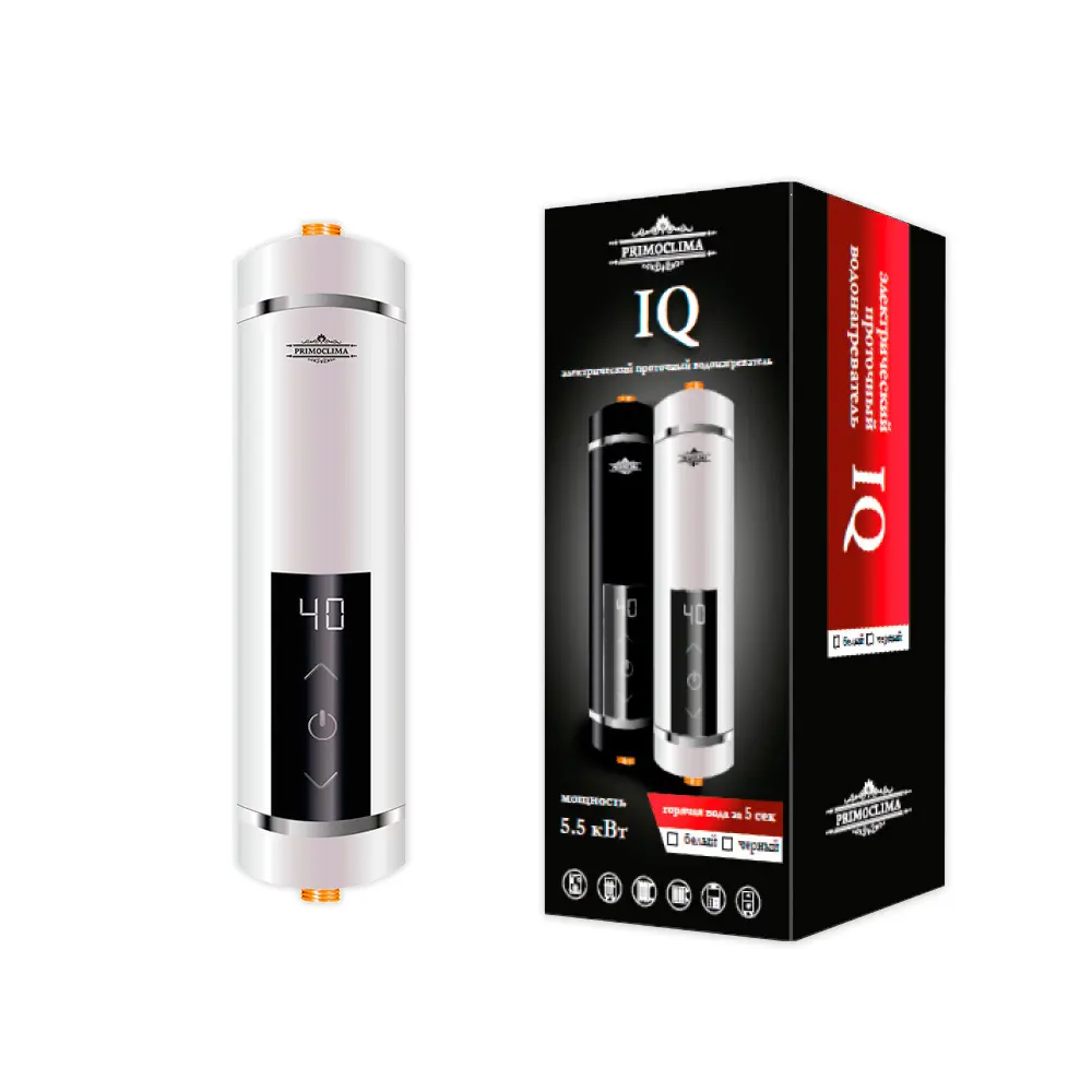 Фото 7 Проточный водонагреватель электрический Primoclima PC IQ 5.5 (W) 5.5 кВт белый Фото 7 Проточный водонагреватель электрический Primoclima PC IQ 5.5 (W) 5.5 кВт белый