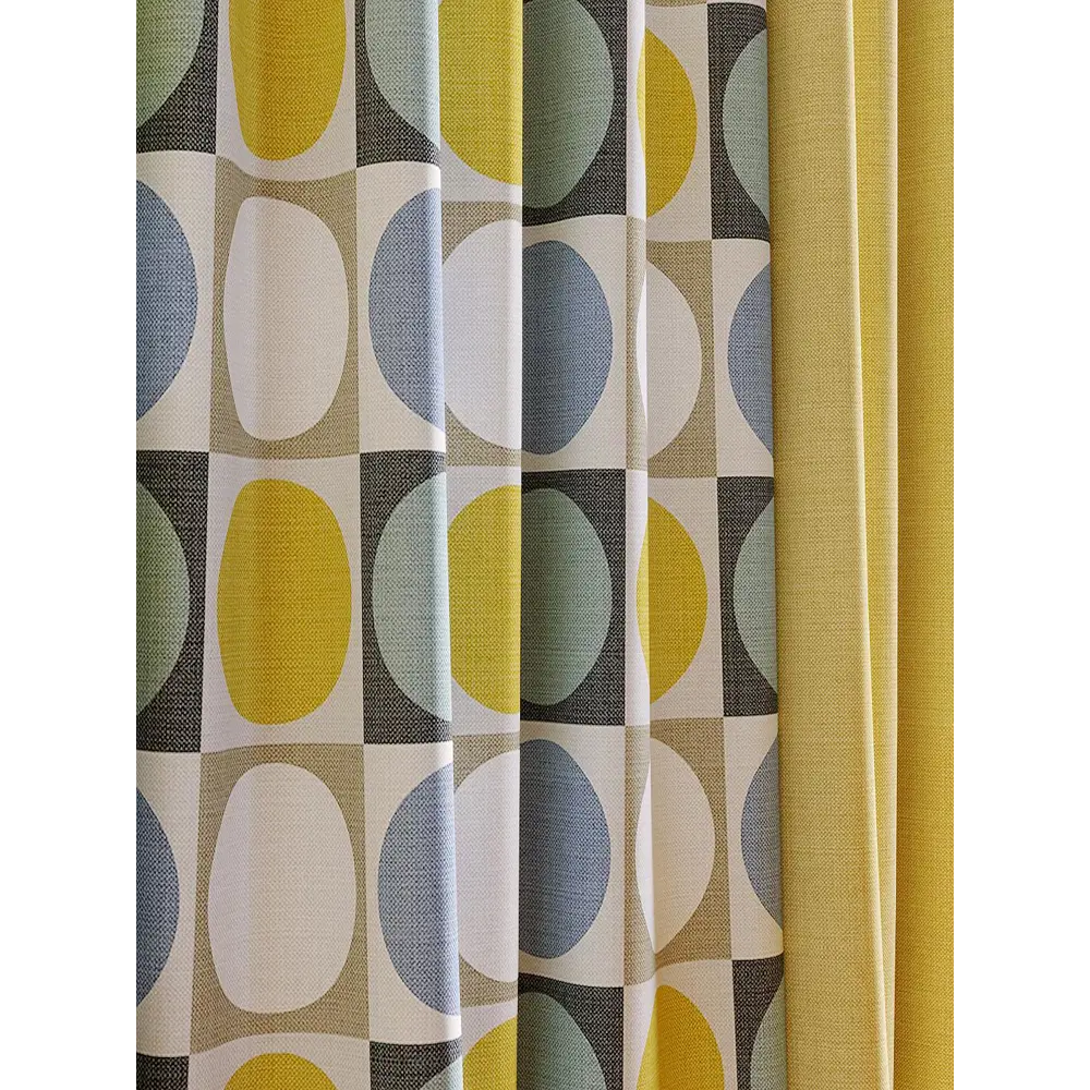 Фото 2 Комплект штор на шторной ленте AT Home Желонис 220x280 см цвет бежевый Фото 2 Комплект штор на шторной ленте AT Home Желонис 220x280 см цвет бежевый