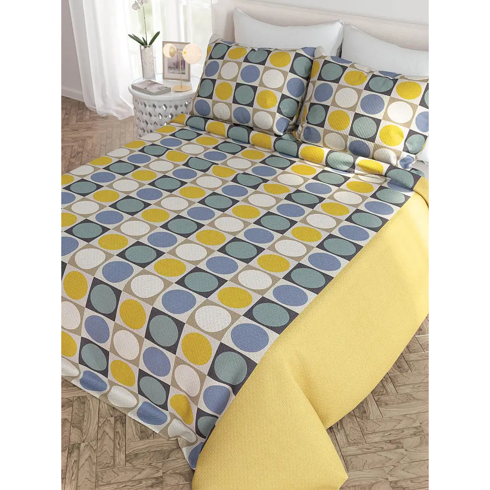 Фото 5 Комплект штор на шторной ленте AT Home Желонис 220x280 см цвет бежевый Фото 5 Комплект штор на шторной ленте AT Home Желонис 220x280 см цвет бежевый