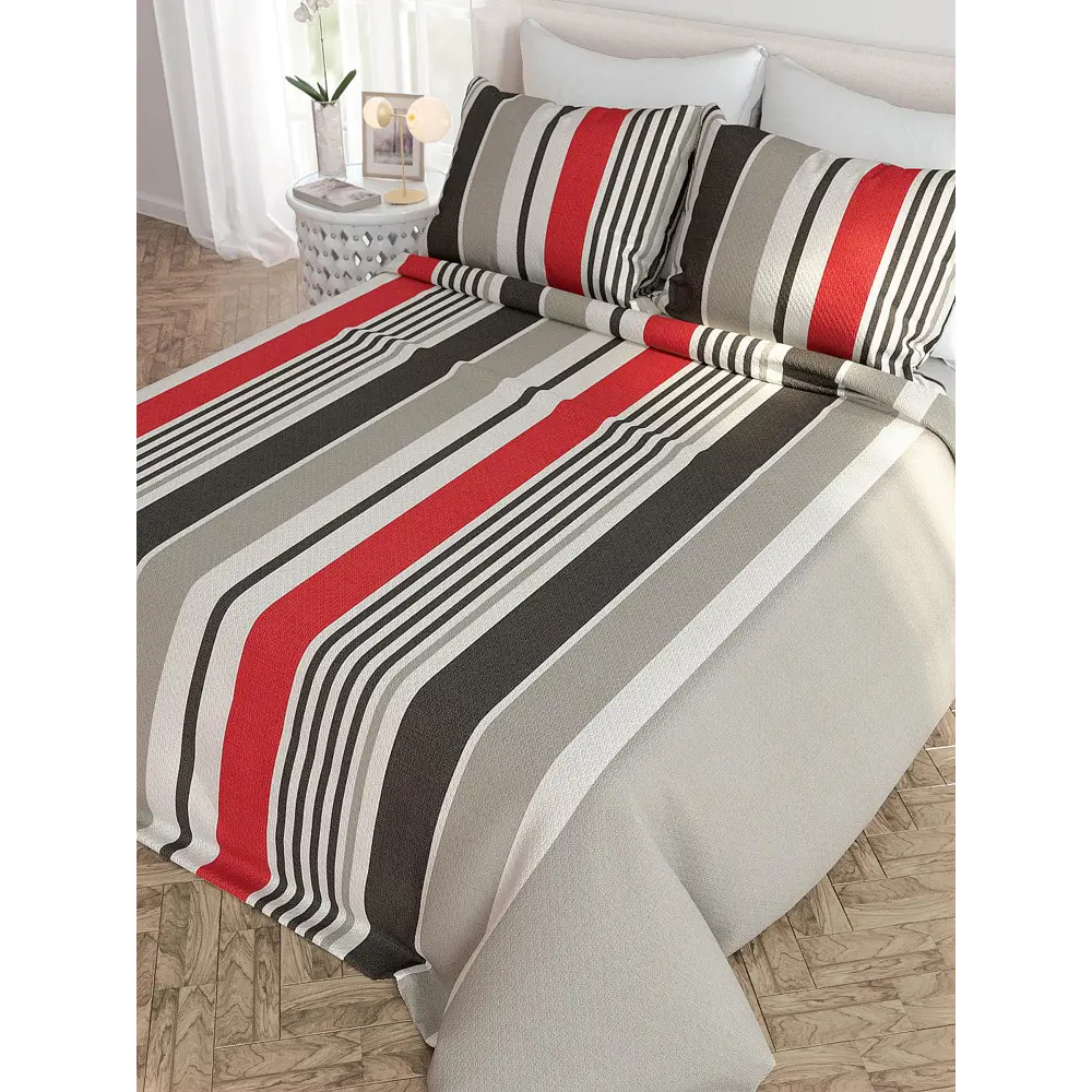 Фото 5 Комплект штор на шторной ленте AT Home Валиос 220x280 см цвет красный Фото 5 Комплект штор на шторной ленте AT Home Валиос 220x280 см цвет красный