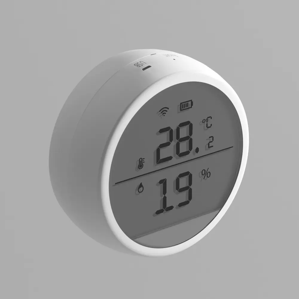 Фото 7 Умный датчик температуры и влажности Elektrostandard 76270/00 цвет белый Фото 7 Умный датчик температуры и влажности Elektrostandard 76270/00 цвет белый