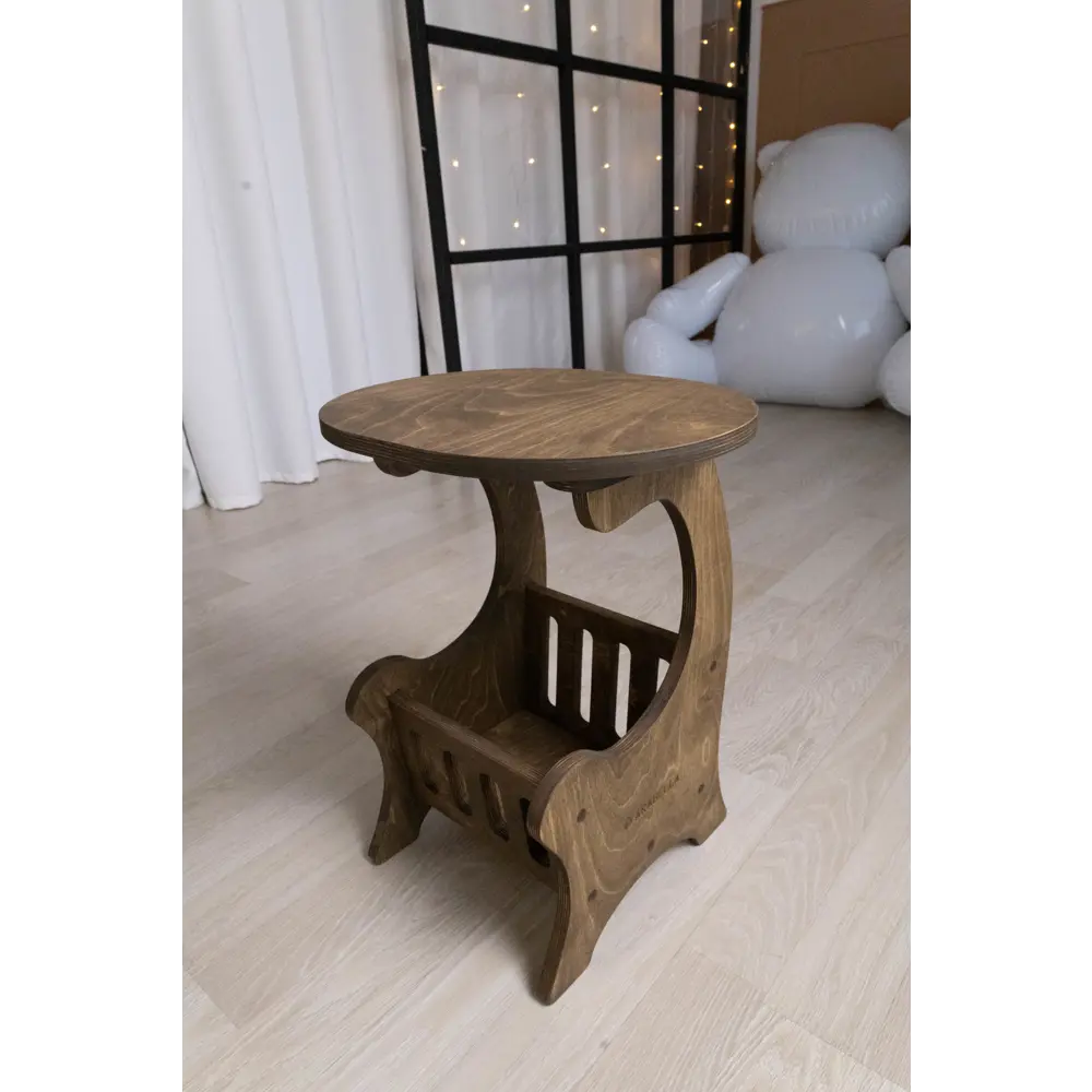 Фото 9 Тумба прикроватная Arabella 45x55x33 см фанера цвет орех Фото 9 Тумба прикроватная Arabella 45x55x33 см фанера цвет орех