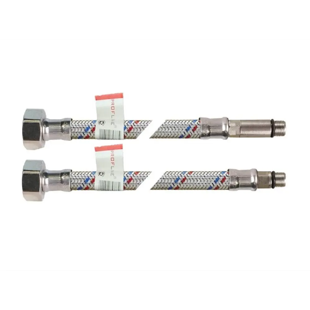 Фото 3 Гибкая подводка для воды Profline 00001022 1/2" 40 см наружная-внутренняя резьба 2 шт Фото 3 Гибкая подводка для воды Profline 00001022 1/2" 40 см наружная-внутренняя резьба 2 шт