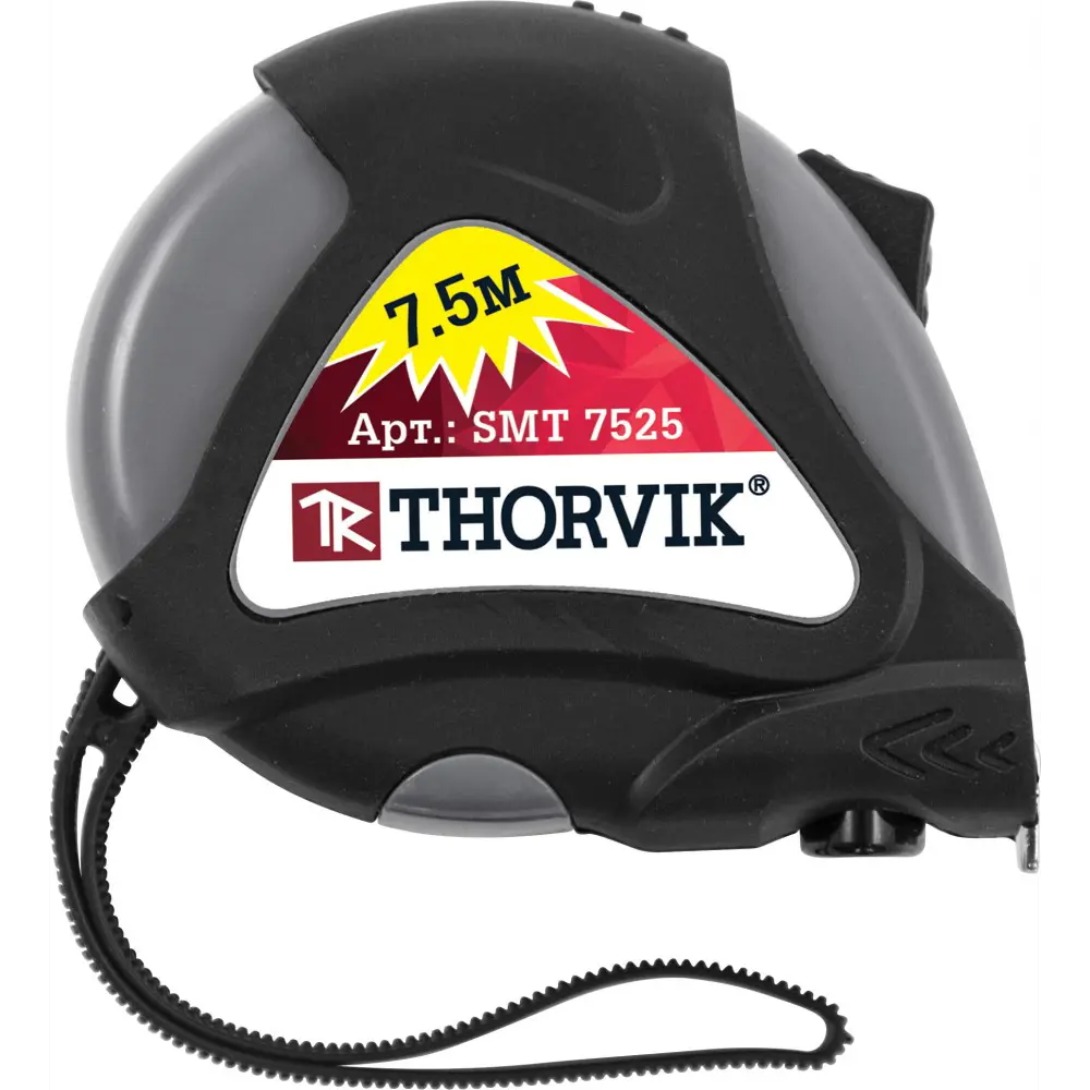 Фото Рулетка Thorvik SMT7525 магнитная с автостопом 7.5 м x 25 мм Фото Рулетка Thorvik SMT7525 магнитная с автостопом 7.5 м x 25 мм