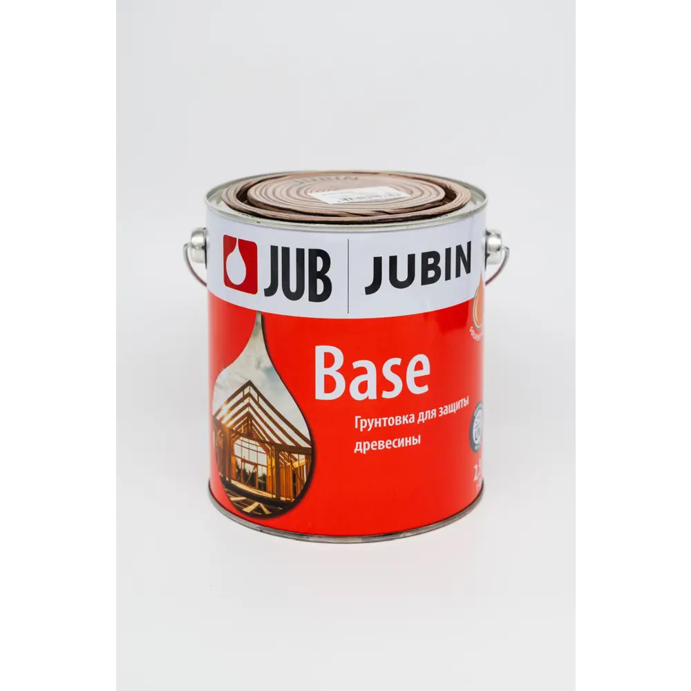Фото Грунтовка для древесины Jubin Base 0.75 л Фото Грунтовка для древесины Jubin Base 0.75 л