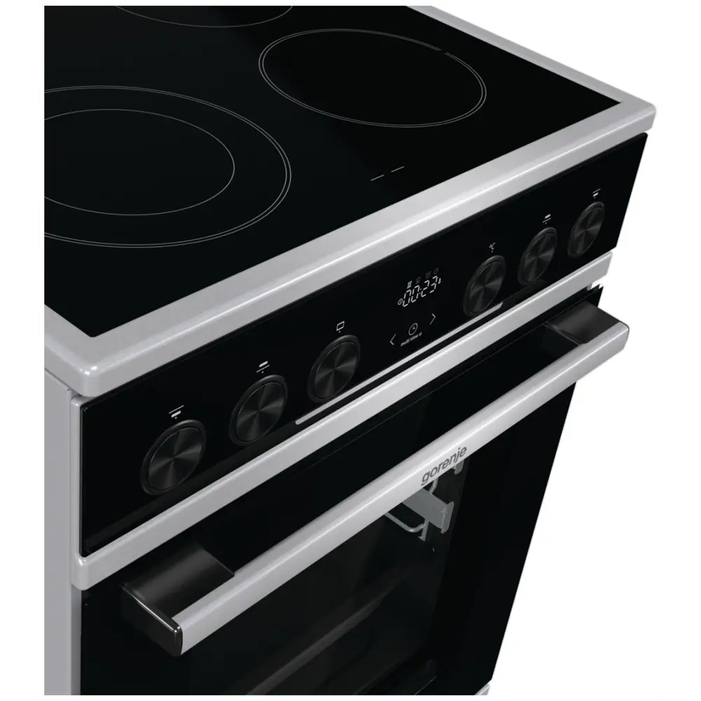 Фото 6 Электрическая плита с духовкой Gorenje 543843 50x85x59.4 см цвет нержавеющая сталь Фото 6 Электрическая плита с духовкой Gorenje 543843 50x85x59.4 см цвет нержавеющая сталь