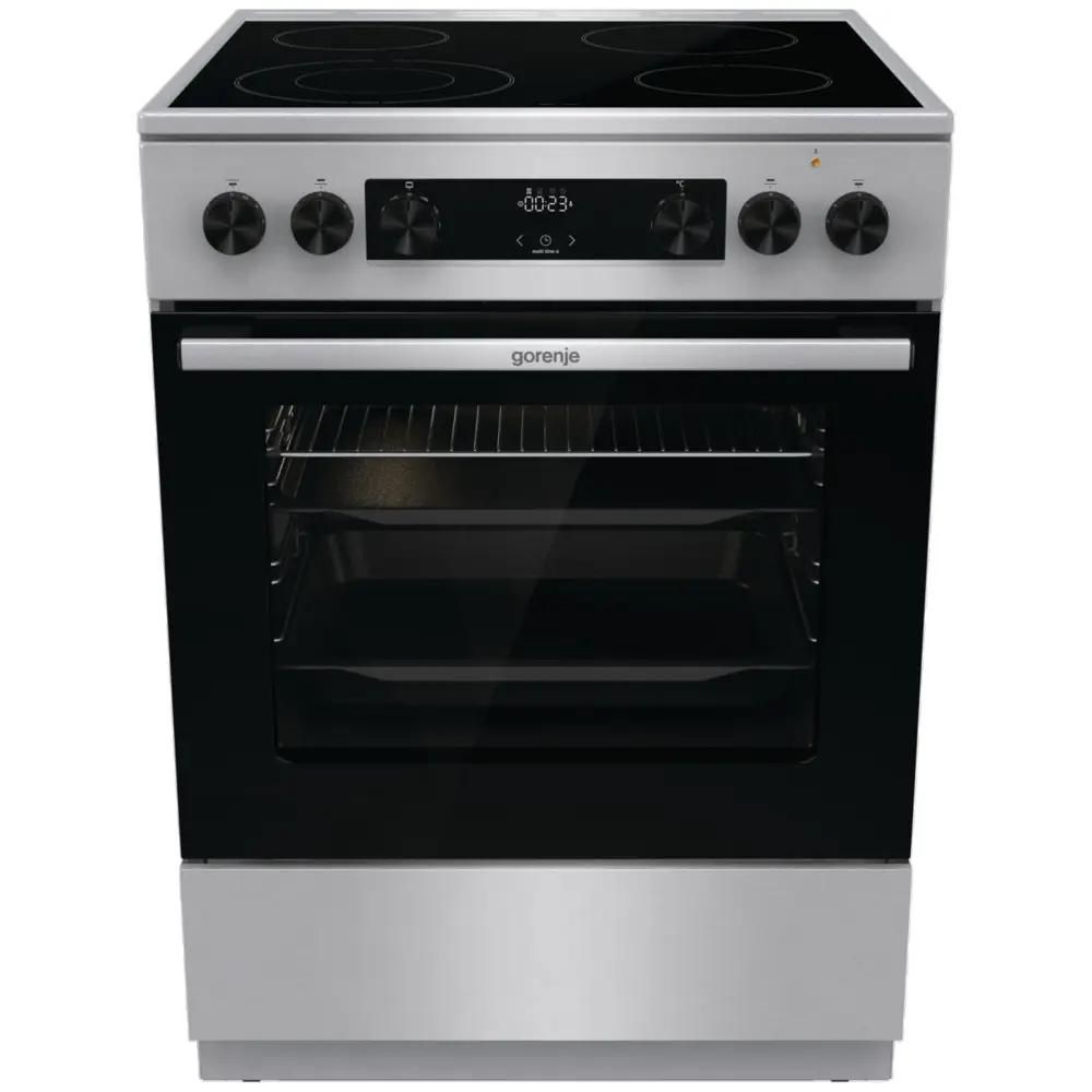 Фото 3 Электрическая плита с духовкой Gorenje 543851 60x85x60 см цвет нержавеющая сталь Фото 3 Электрическая плита с духовкой Gorenje 543851 60x85x60 см цвет нержавеющая сталь
