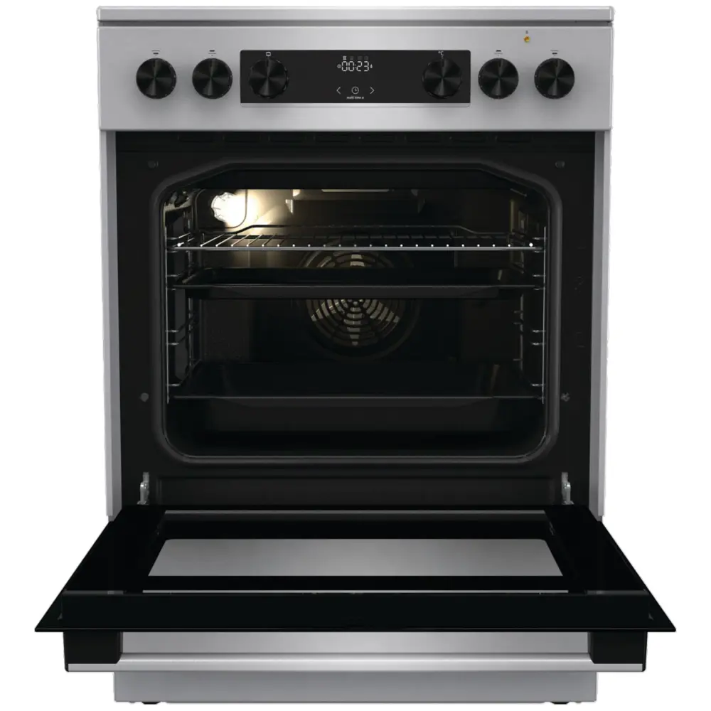 Фото 6 Электрическая плита с духовкой Gorenje 543851 60x85x60 см цвет нержавеющая сталь Фото 6 Электрическая плита с духовкой Gorenje 543851 60x85x60 см цвет нержавеющая сталь
