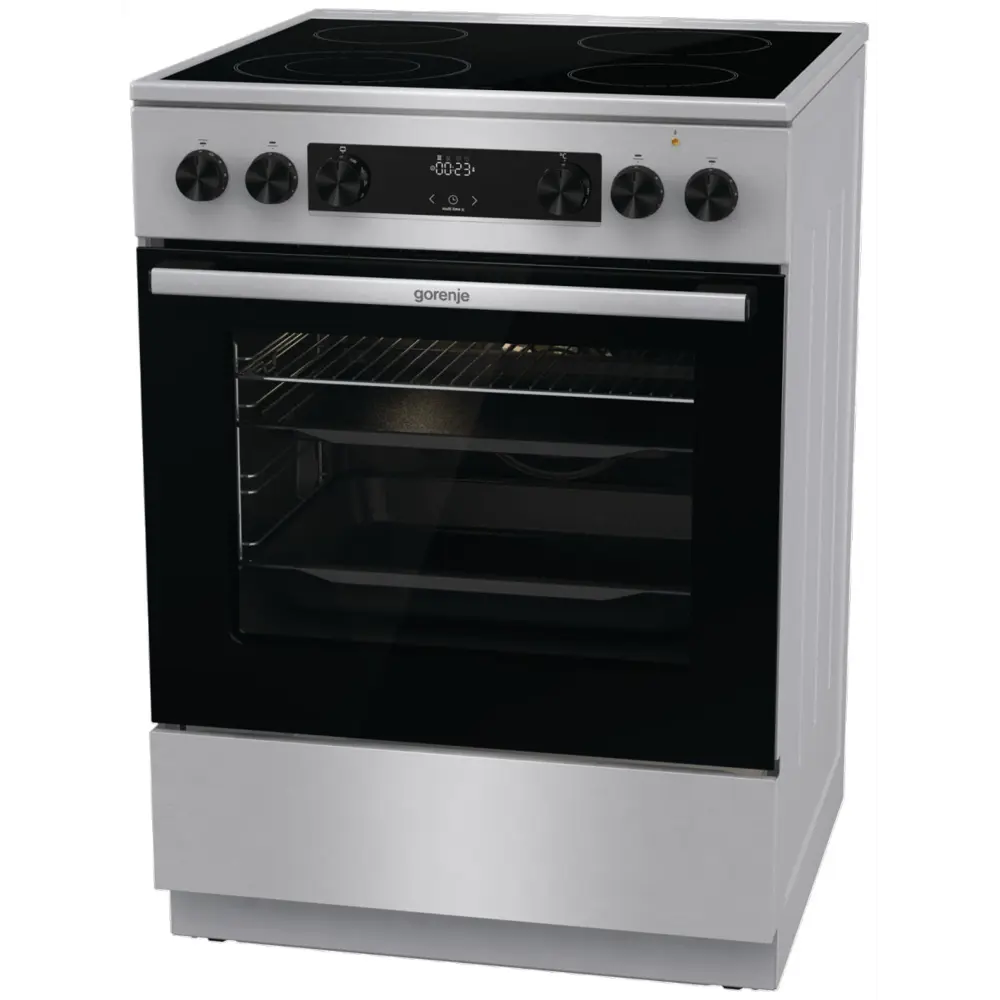 Фото 8 Электрическая плита с духовкой Gorenje 543851 60x85x60 см цвет нержавеющая сталь Фото 8 Электрическая плита с духовкой Gorenje 543851 60x85x60 см цвет нержавеющая сталь