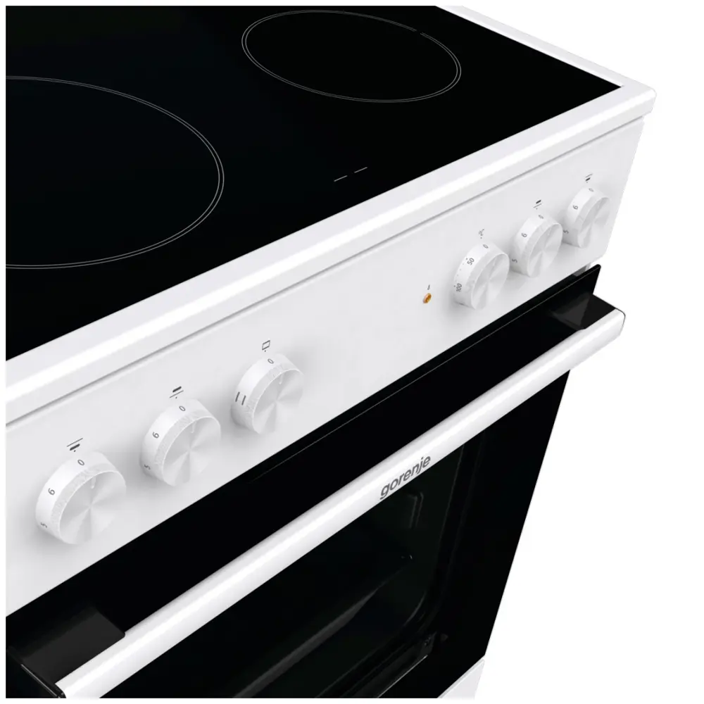 Фото 2 Электрическая плита с духовкой Gorenje 492212 60x85x60 см цвет белый Фото 2 Электрическая плита с духовкой Gorenje 492212 60x85x60 см цвет белый