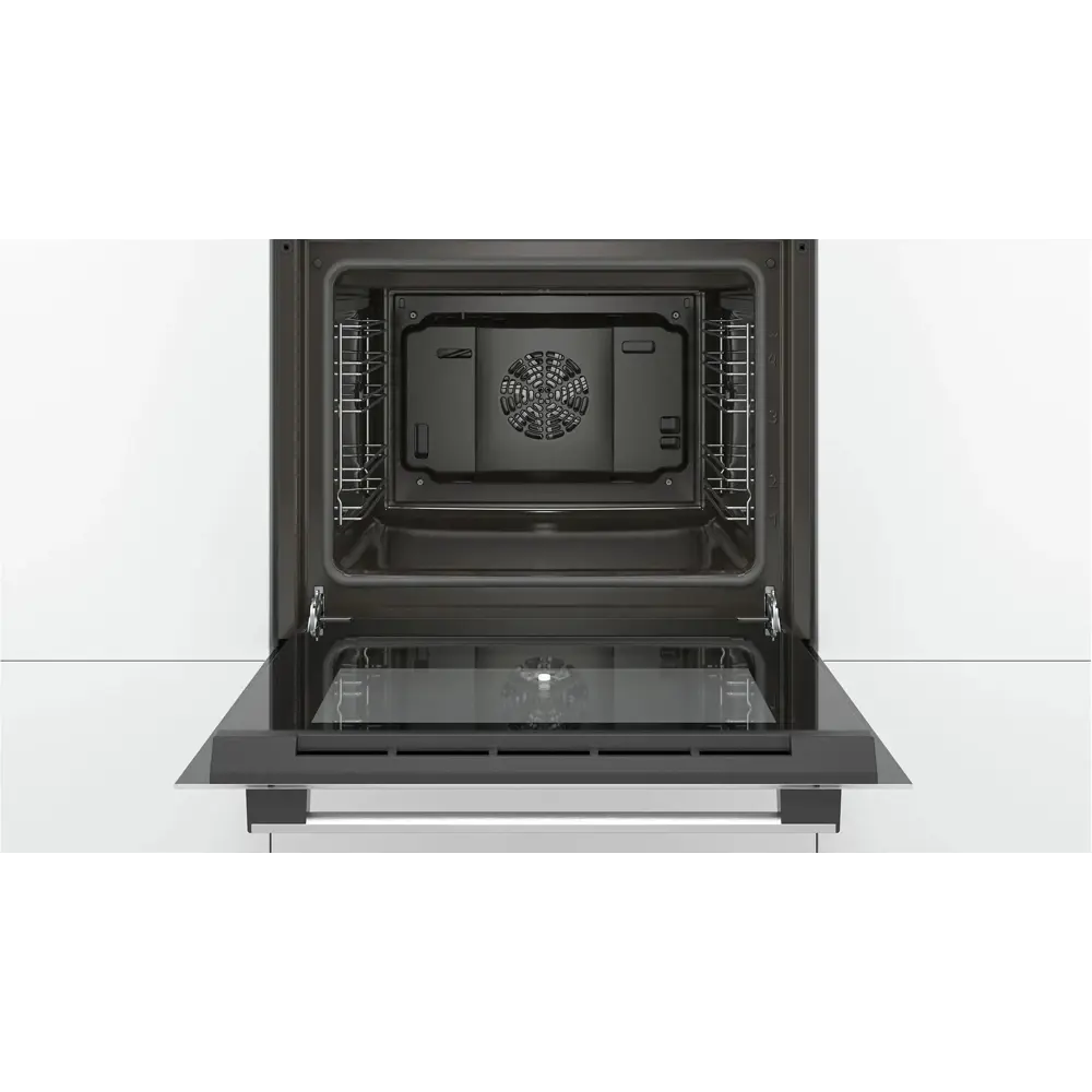 Фото 4 Электрический встраиваемый духовой шкаф Bosch HBF011BV0Q 59.5x59.5x54.8 см цвет белый Фото 4 Электрический встраиваемый духовой шкаф Bosch HBF011BV0Q 59.5x59.5x54.8 см цвет белый