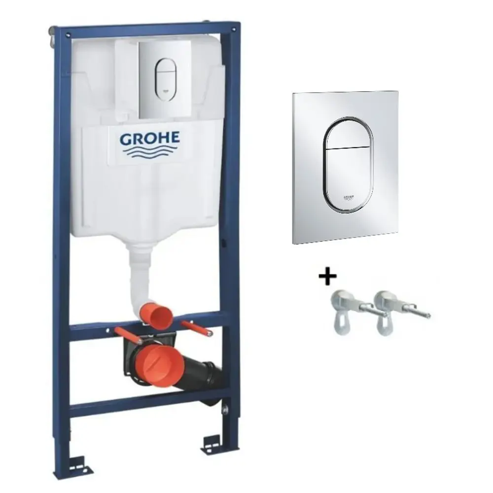 Фото Инсталляция для унитаза комплект 3 в 1 Grohe 37624000 Фото Инсталляция для унитаза комплект 3 в 1 Grohe 37624000
