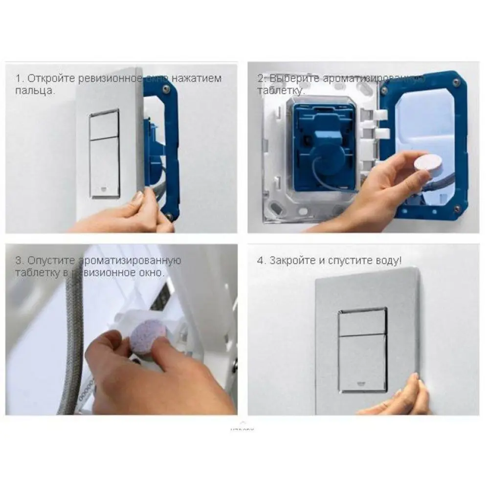 Фото 17 Комплект инсталляция с унитазом Grohe B5341B1463 цвет белый