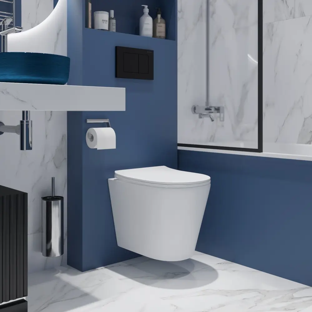 Фото 6 Комплект инсталляция с унитазом Grohe E4526686T5 цвет белый