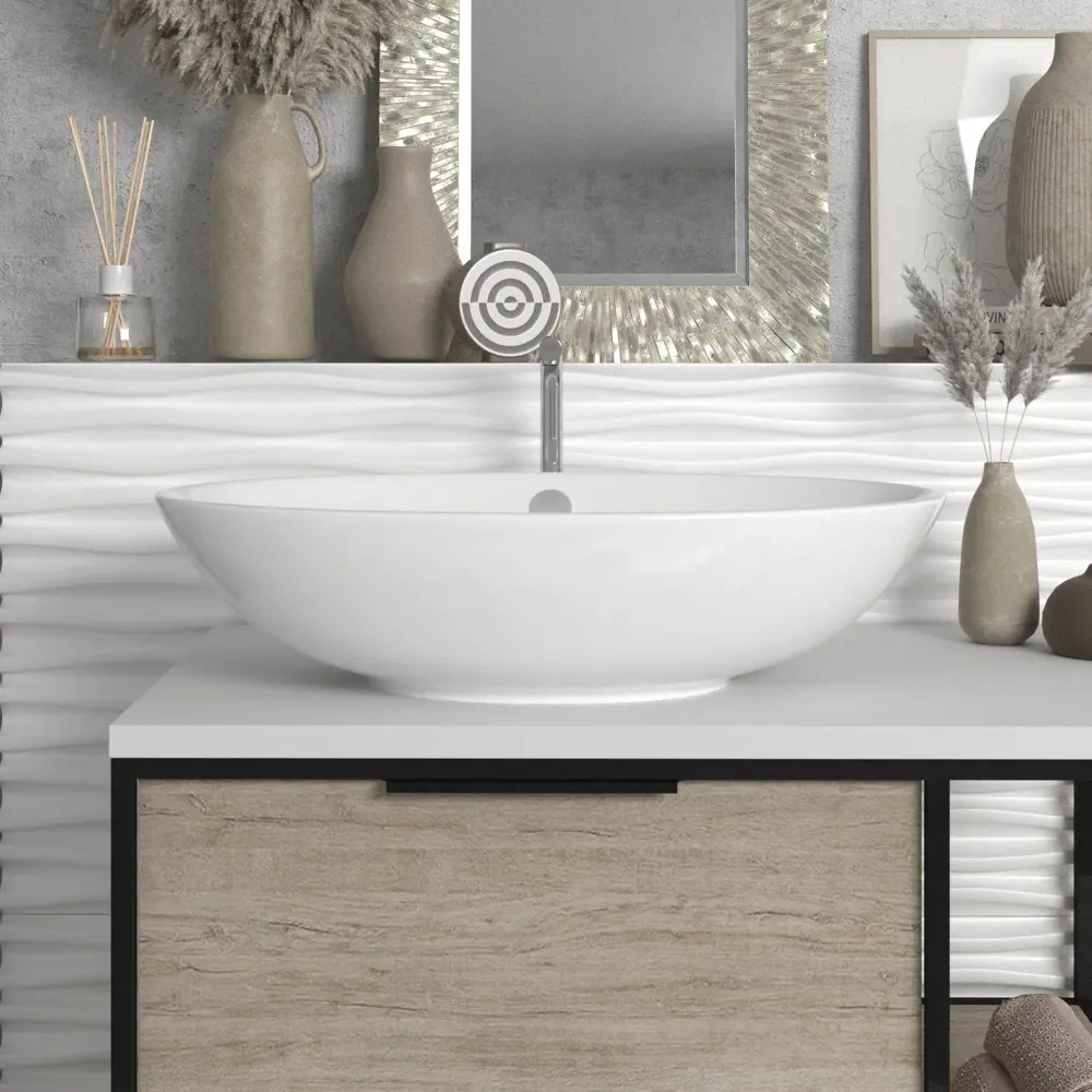 Фото 6 Раковина Helmken 064e38227r Helmken70962000_01 62см цвет белый, золотой