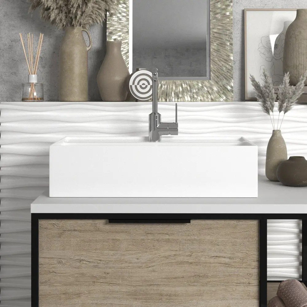 Фото 11 Раковина Helmken 85554000 Helmken85554000_012 54.5см цвет белый