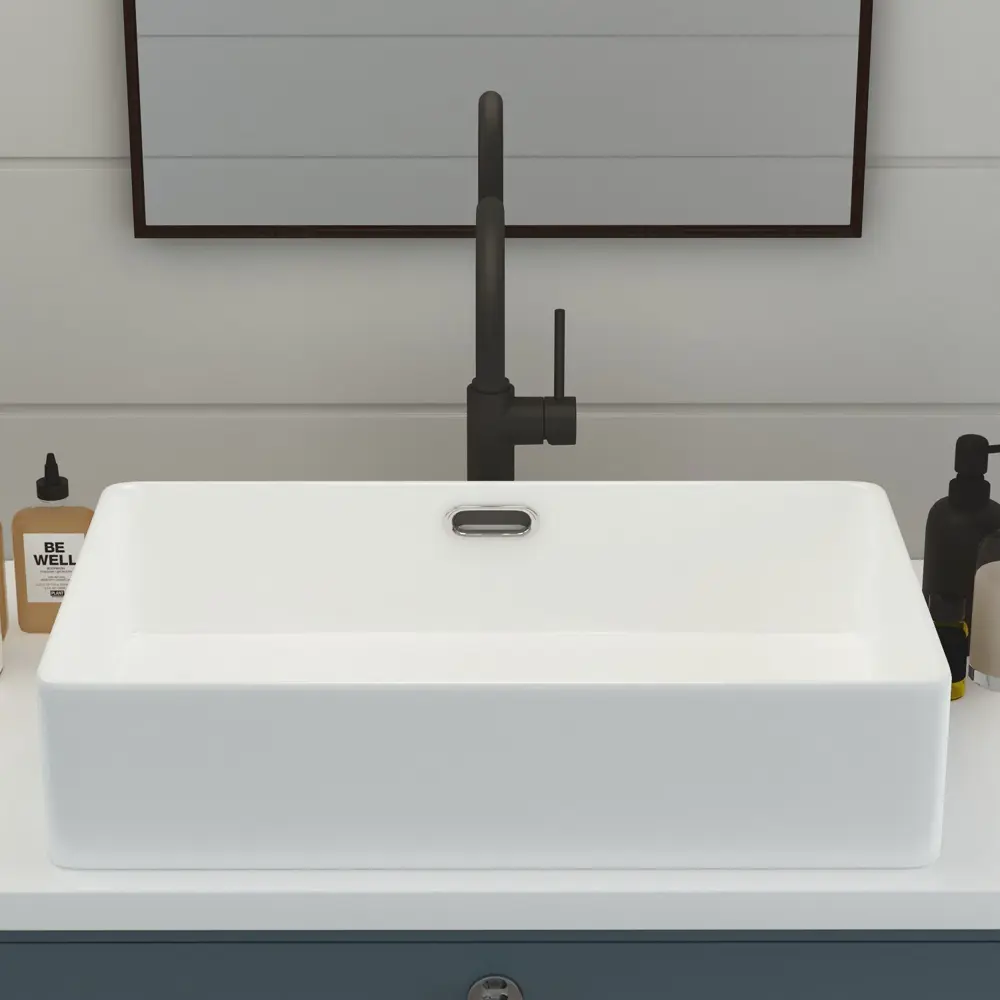 Фото 6 Раковина Helmken d29m621626 Helmken37845000_01 60см цвет белый, хром