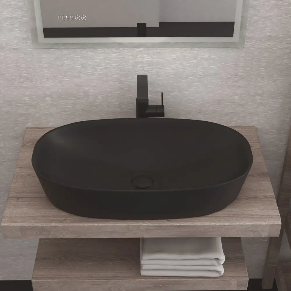 Фото 7 Раковина Helmken 39370001 Helmken39340000_01 70см цвет черный Фото 7 Раковина Helmken 39370001 Helmken39340000_01 70см цвет черный