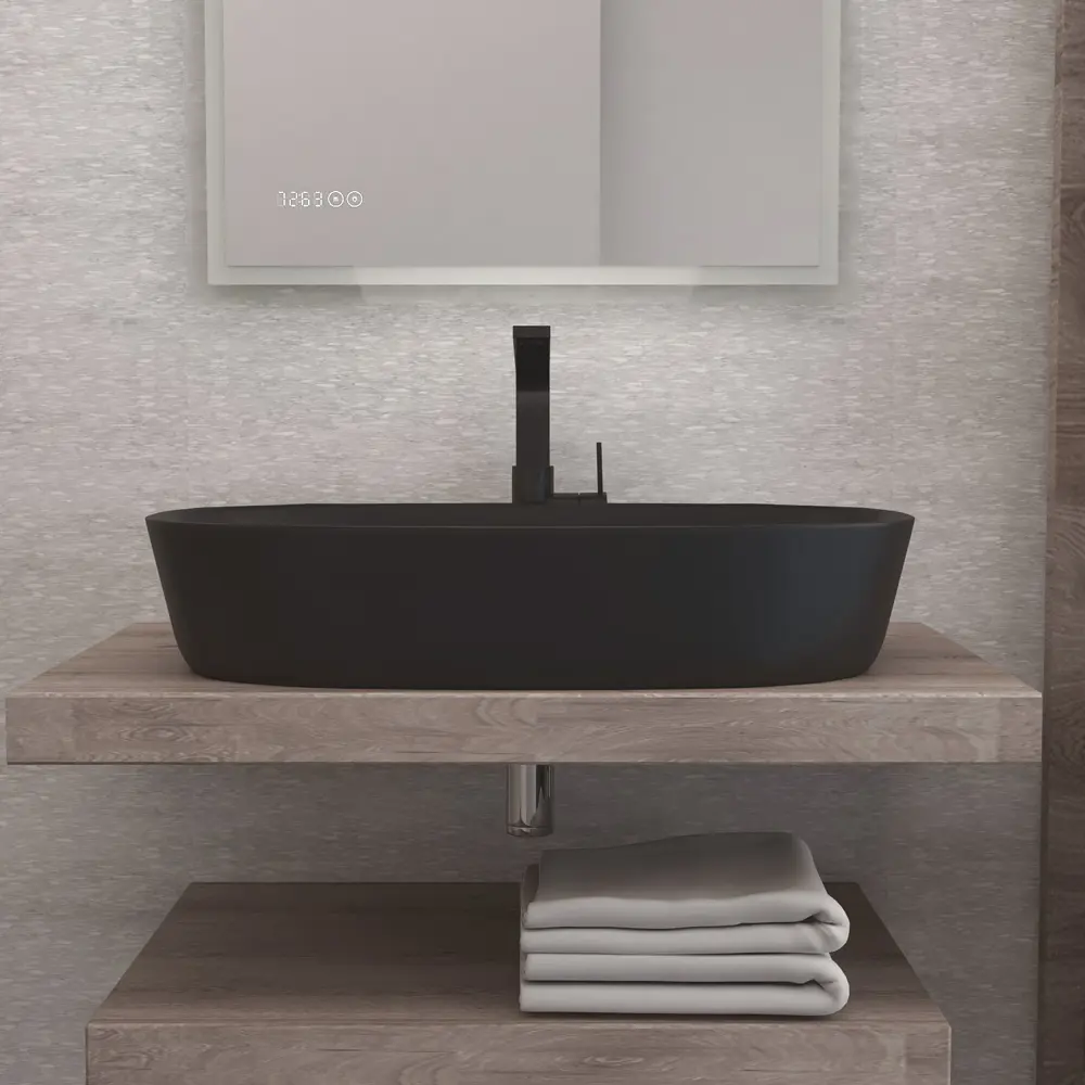 Фото 5 Раковина Helmken 39370001 Helmken39340000_01 70см цвет черный Фото 5 Раковина Helmken 39370001 Helmken39340000_01 70см цвет черный