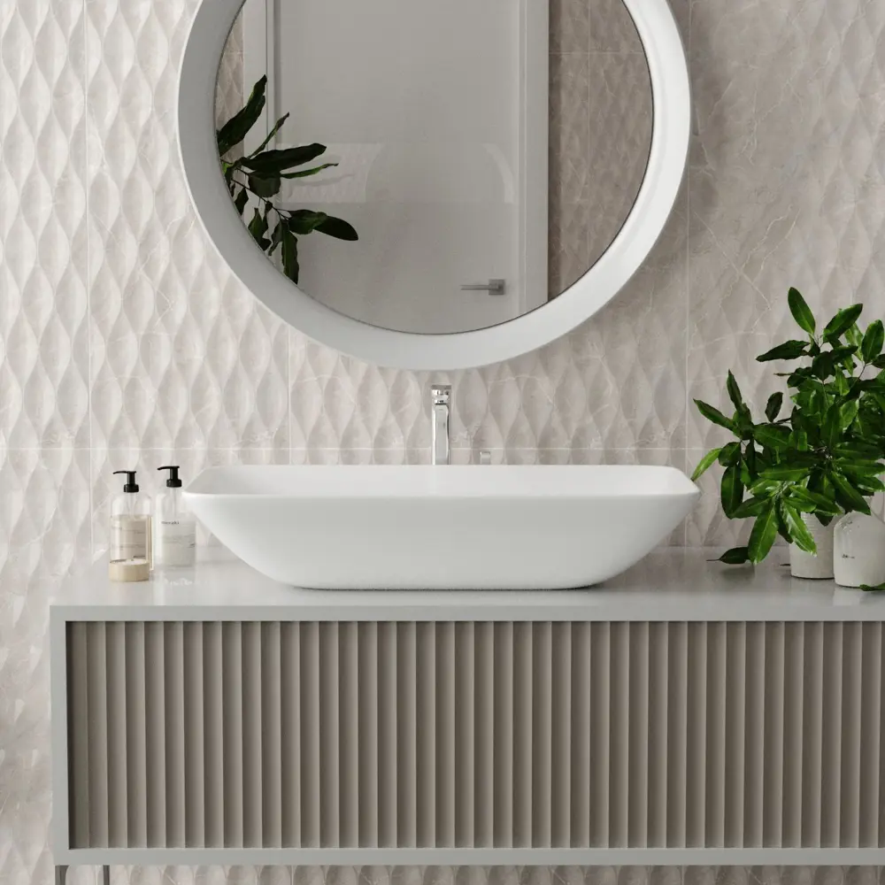 Фото 5 Раковина Helmken 6016p8x484 Helmken88670000_01 70см цвет белый, хром Фото 5 Раковина Helmken 6016p8x484 Helmken88670000_01 70см цвет белый, хром