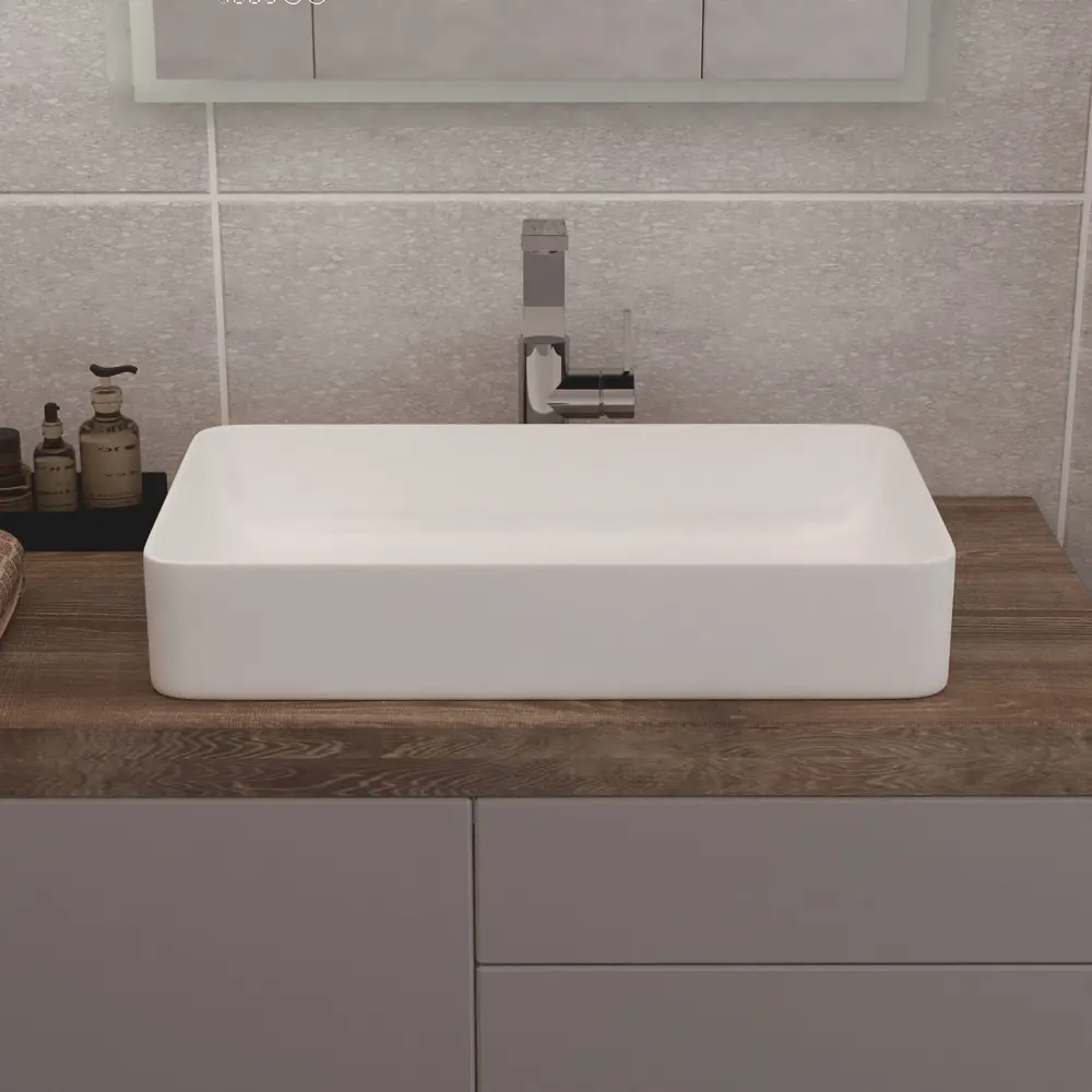 Фото 5 Раковина Helmken 339v339b97 Helmken48750000_01 60см цвет белый, черный матовый