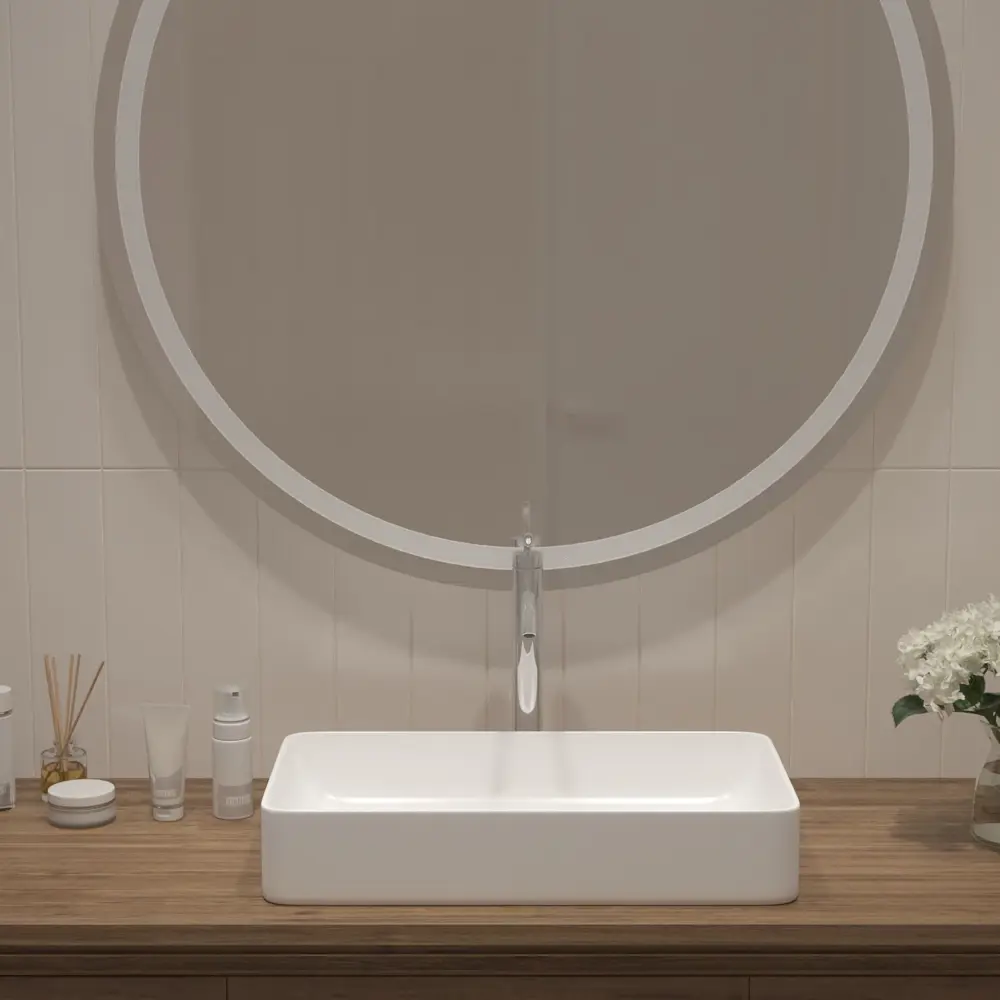 Фото 10 Раковина Helmken 339v339b97 Helmken48750000_01 60см цвет белый, черный матовый