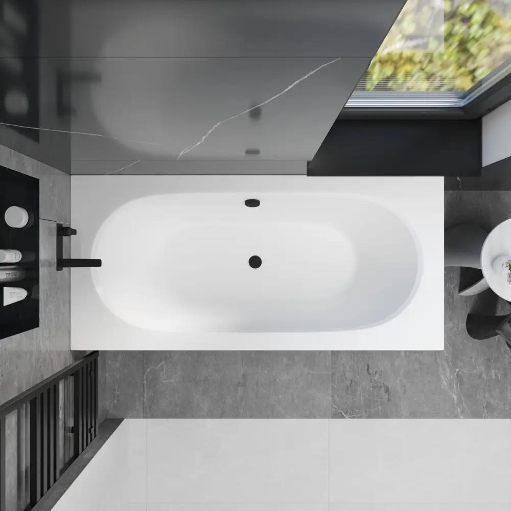 Фото 13 Ванна акриловая Helmken Vienna R14245183R 170x75 комплект 3 в 1 цвет белый/черный Фото 13 Ванна акриловая Helmken Vienna R14245183R 170x75 комплект 3 в 1 цвет белый/черный